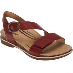 NEW AETREX women's tamara sandal in red
